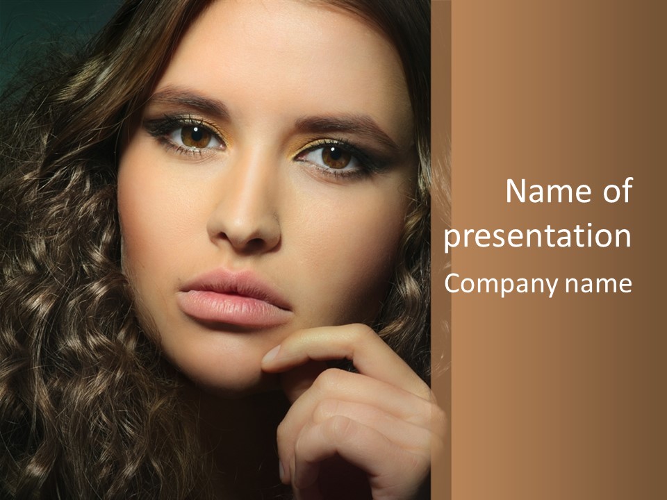 Adult Sensuality Elegance PowerPoint Template