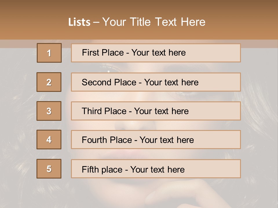 Adult Sensuality Elegance PowerPoint Template