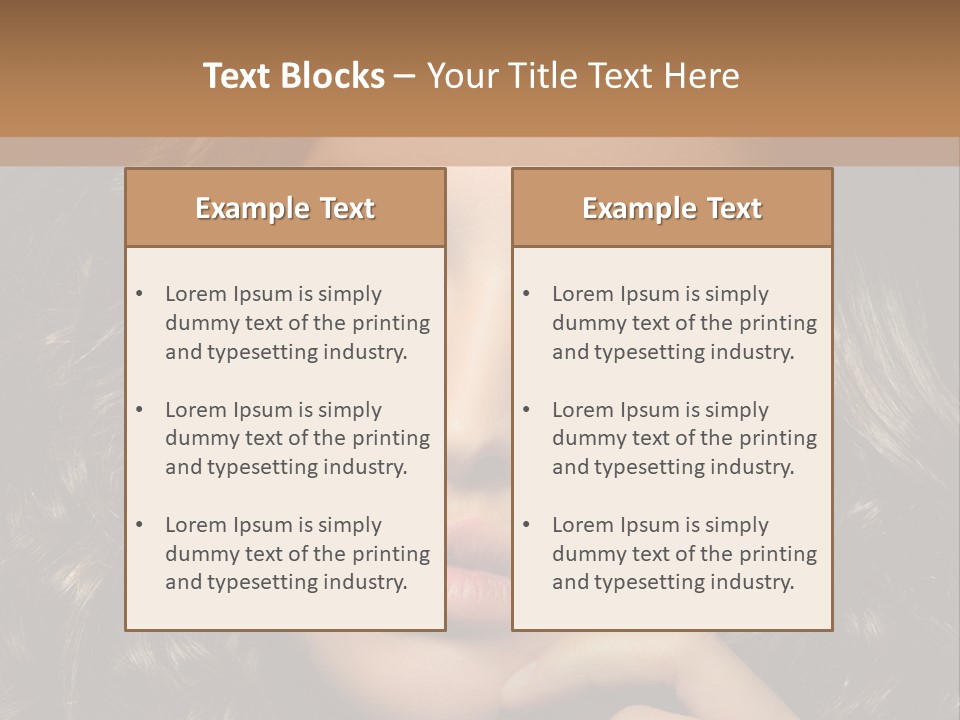 Adult Sensuality Elegance PowerPoint Template