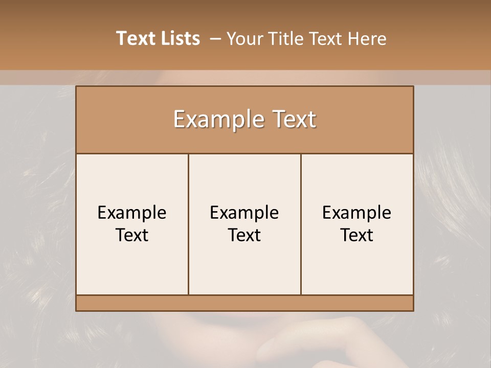 Adult Sensuality Elegance PowerPoint Template