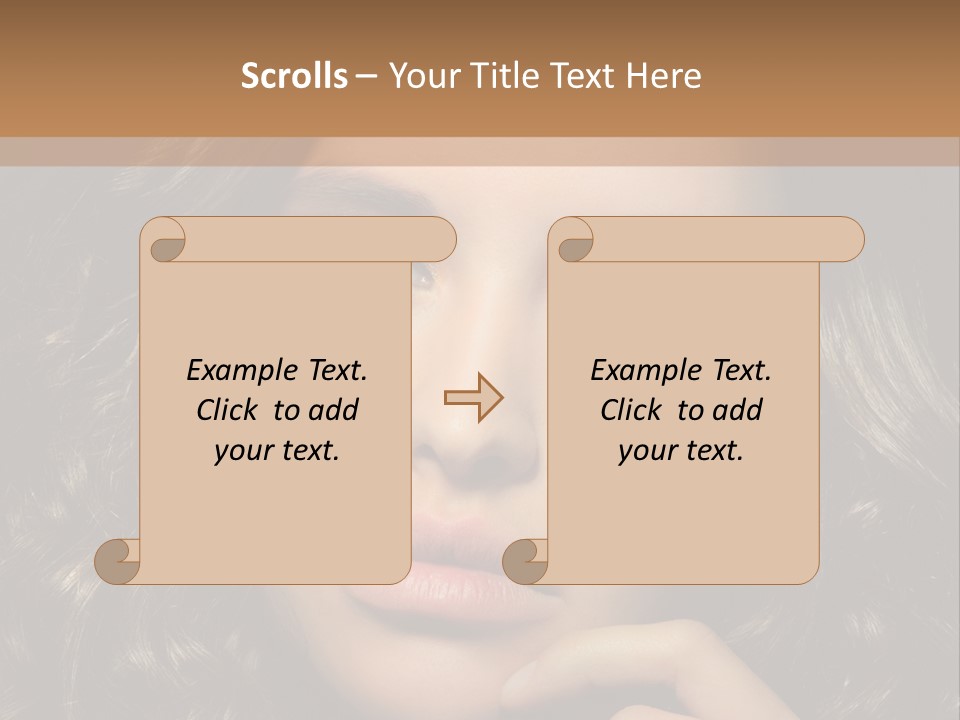 Adult Sensuality Elegance PowerPoint Template