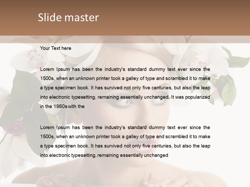 Beautiful Egg White PowerPoint Template