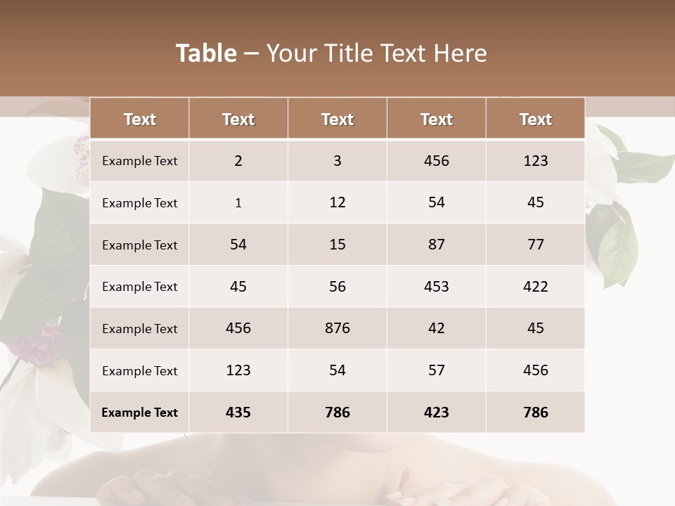 Beautiful Egg White PowerPoint Template