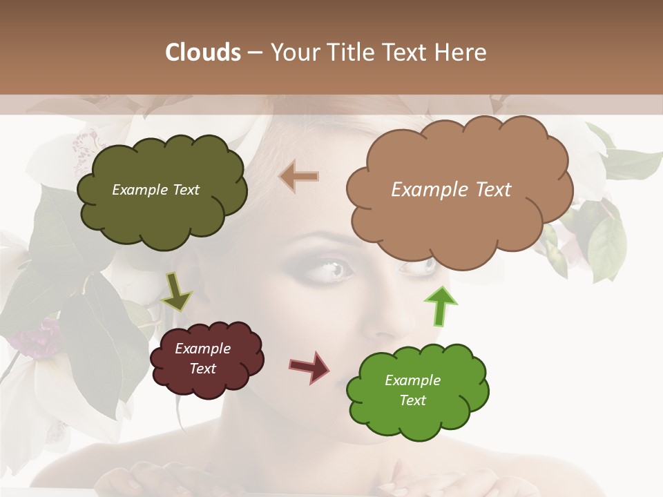 Beautiful Egg White PowerPoint Template