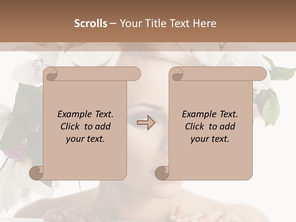 Beautiful Egg White PowerPoint Template