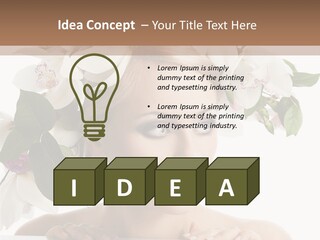Beautiful Egg White PowerPoint Template
