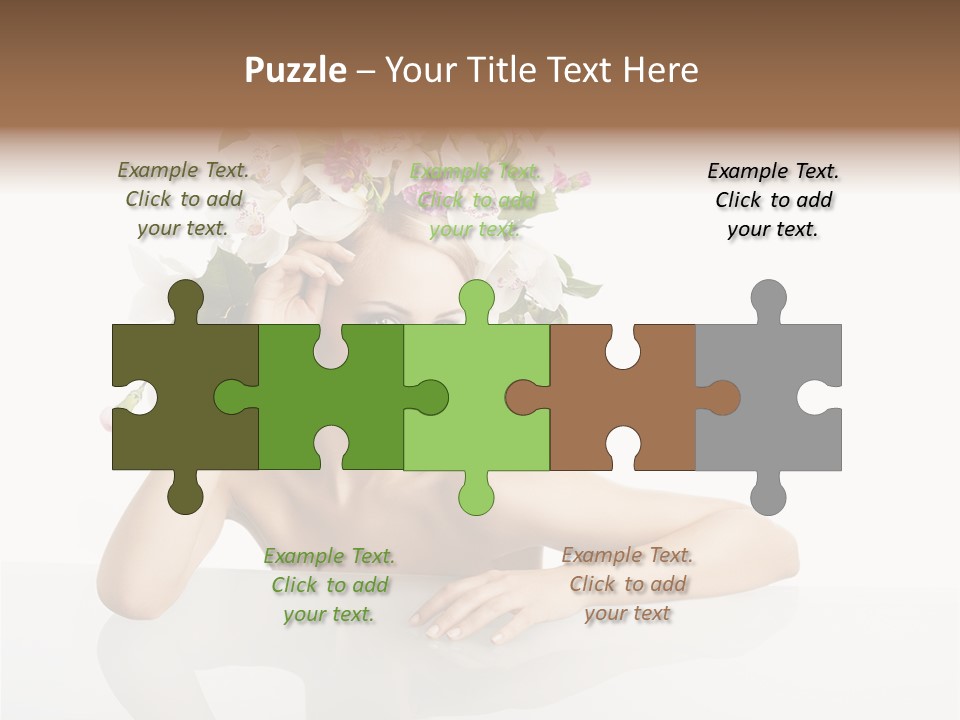 Beautiful Female Makeup PowerPoint Template