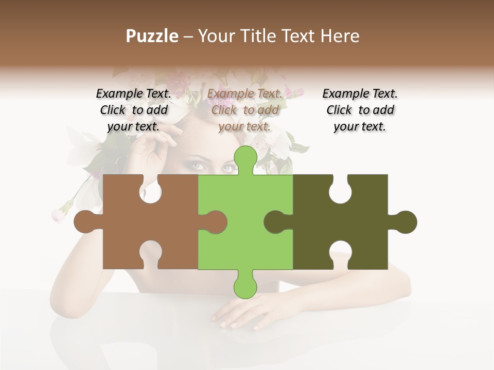 Beautiful Female Makeup PowerPoint Template