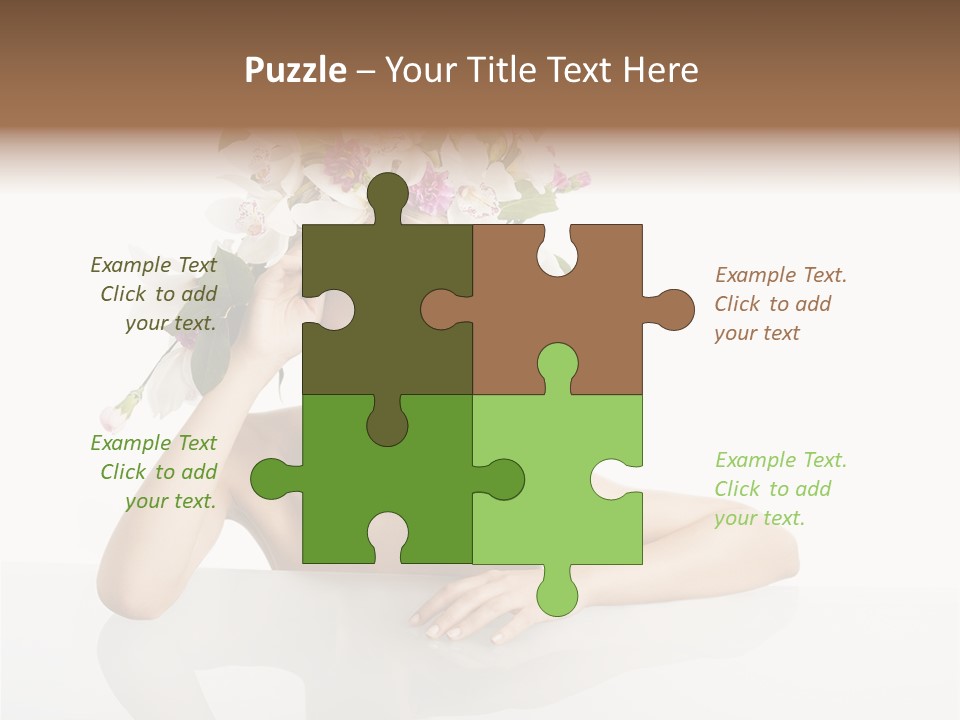 Beautiful Female Makeup PowerPoint Template