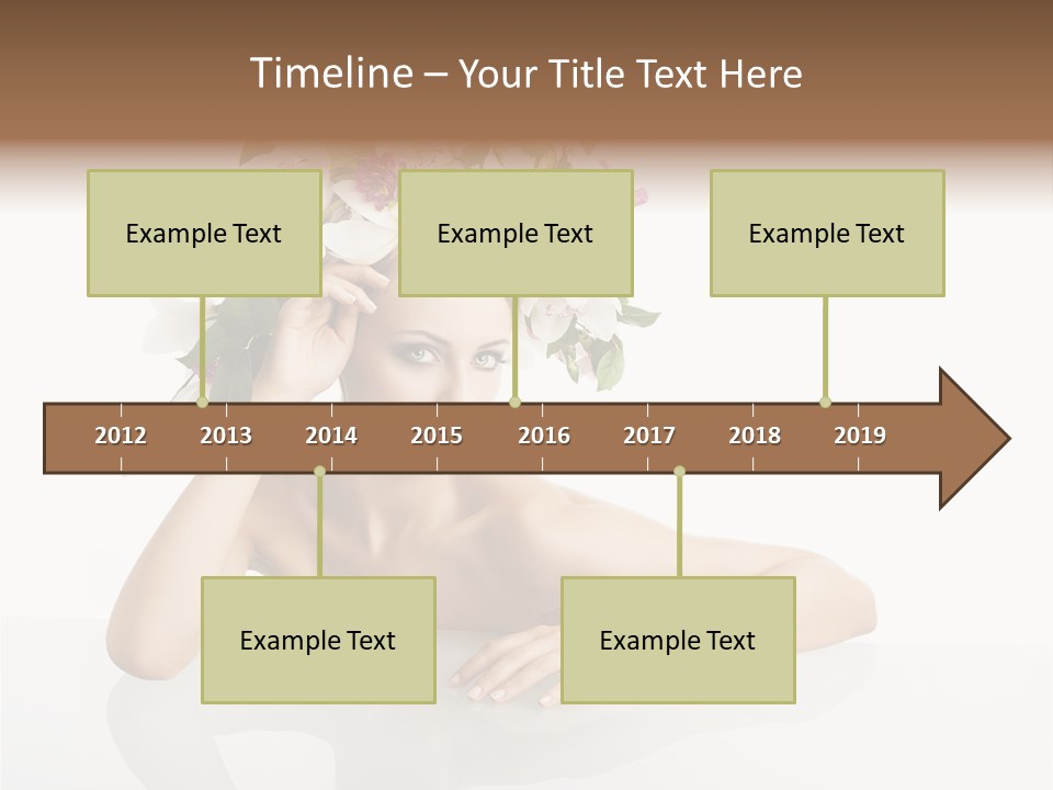 Beautiful Female Makeup PowerPoint Template