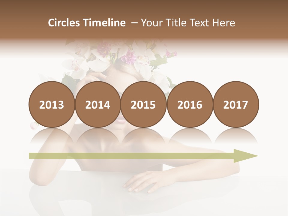 Beautiful Female Makeup PowerPoint Template