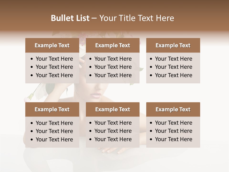 Beautiful Female Makeup PowerPoint Template