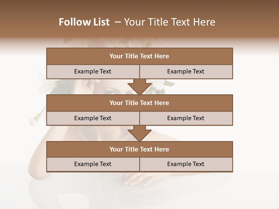 Beautiful Female Makeup PowerPoint Template