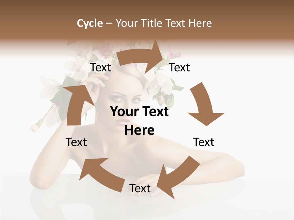 Beautiful Female Makeup PowerPoint Template