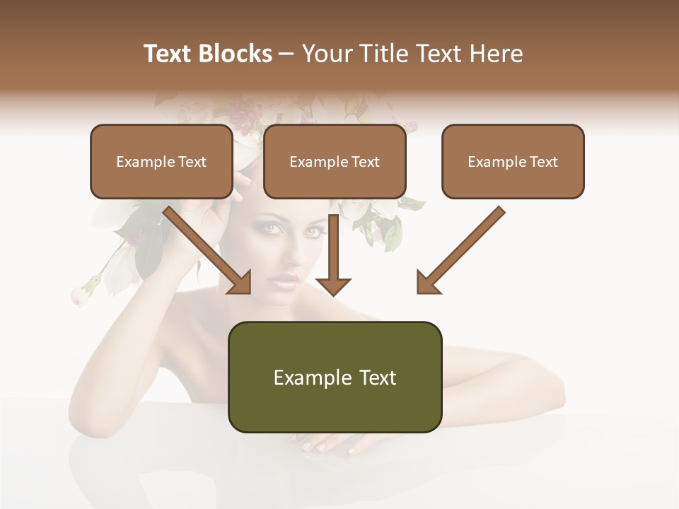 Beautiful Female Makeup PowerPoint Template