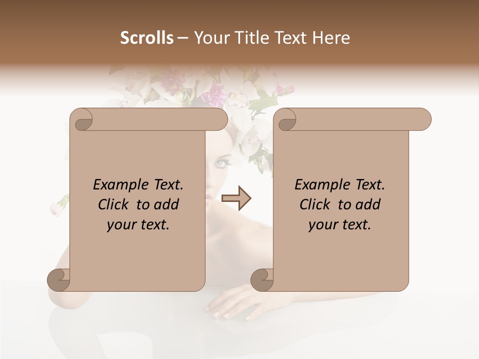 Beautiful Female Makeup PowerPoint Template