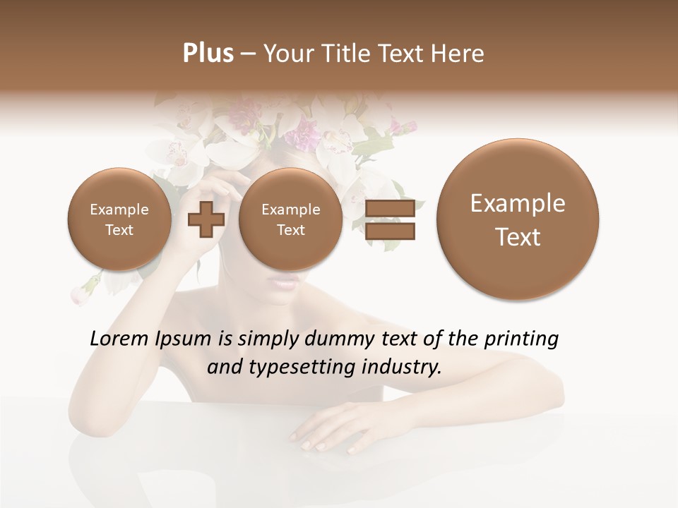 Beautiful Female Makeup PowerPoint Template