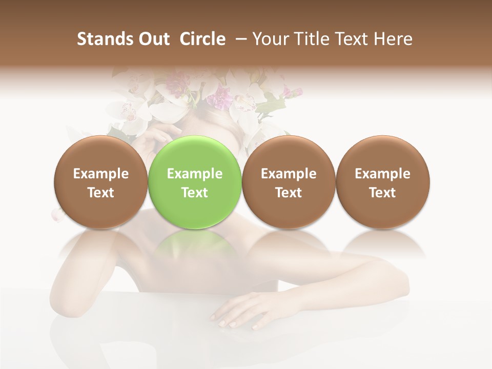Beautiful Female Makeup PowerPoint Template