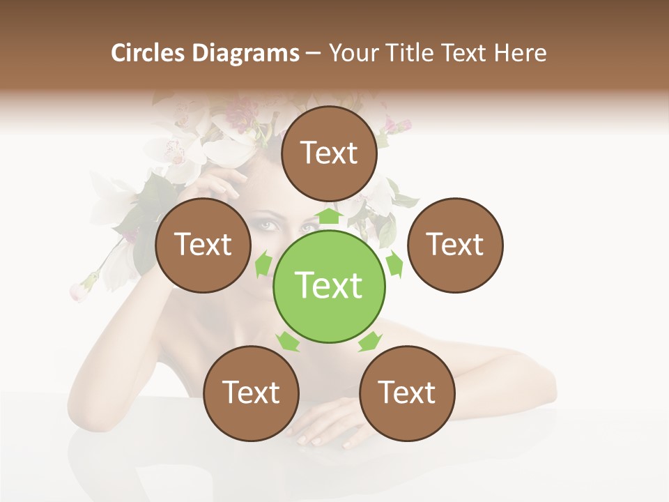 Beautiful Female Makeup PowerPoint Template