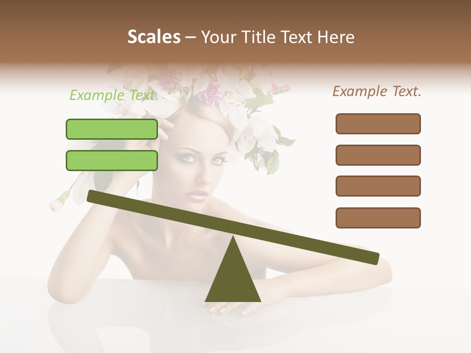 Beautiful Female Makeup PowerPoint Template