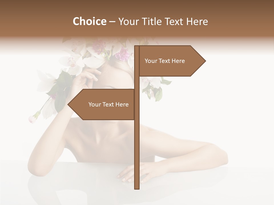 Beautiful Female Makeup PowerPoint Template