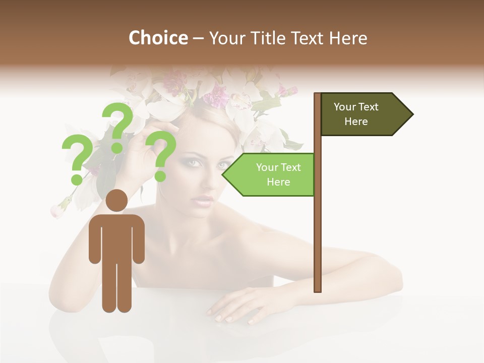 Beautiful Female Makeup PowerPoint Template