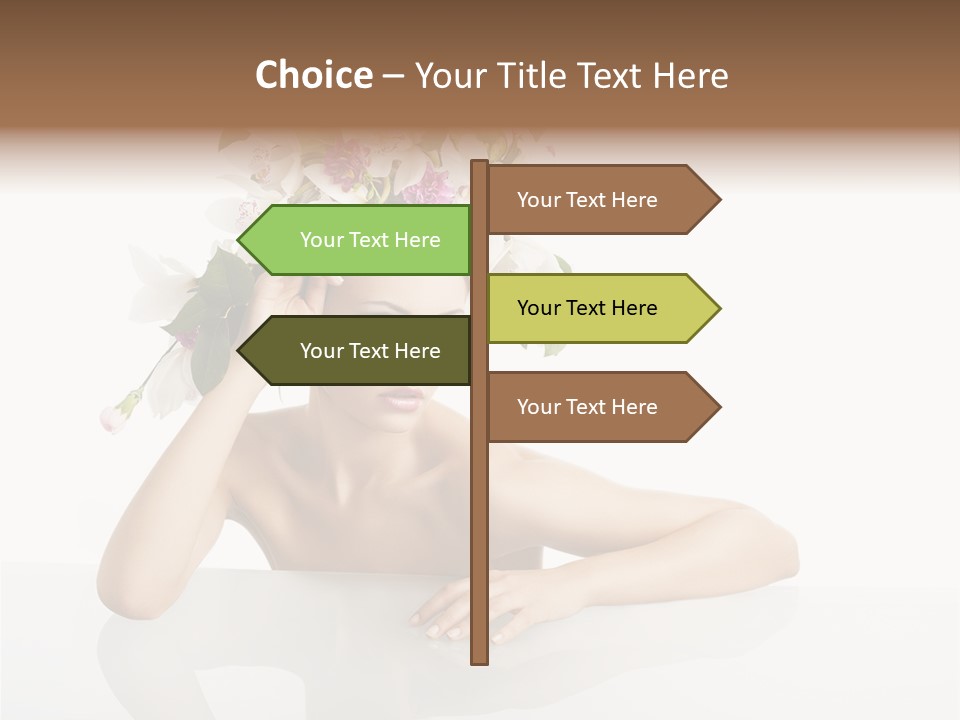 Beautiful Female Makeup PowerPoint Template