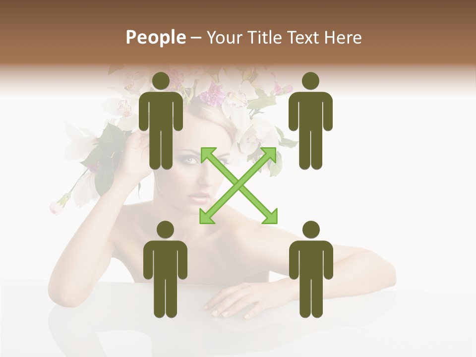 Beautiful Female Makeup PowerPoint Template