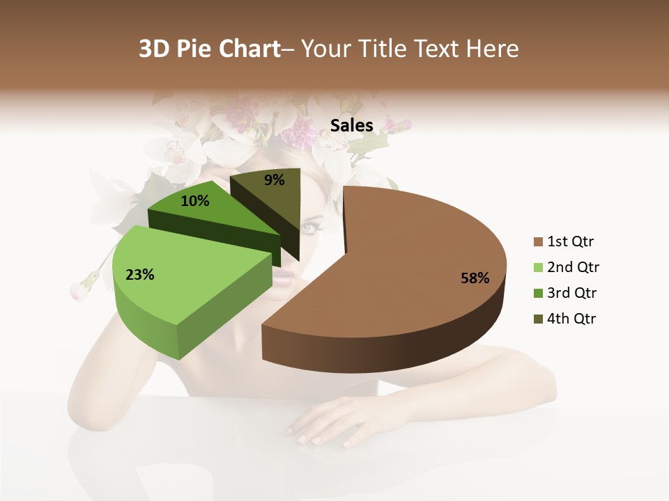 Beautiful Female Makeup PowerPoint Template