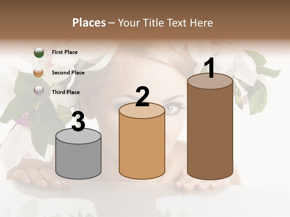 Makeup Cosmetics Woman PowerPoint Template