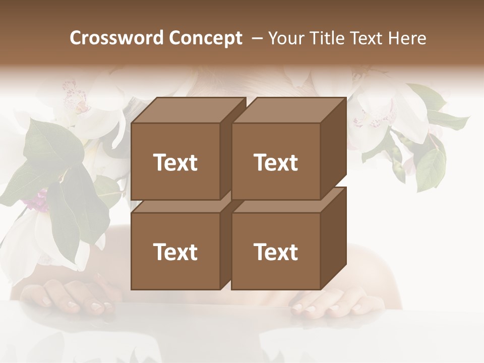 Makeup Cosmetics Woman PowerPoint Template