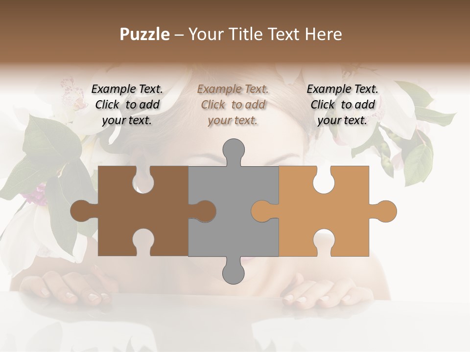 Makeup Cosmetics Woman PowerPoint Template