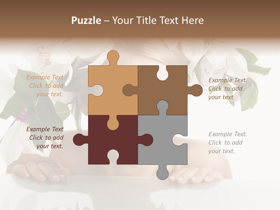 Makeup Cosmetics Woman PowerPoint Template