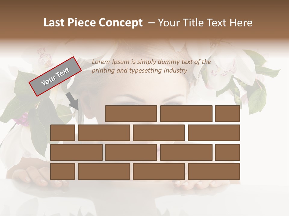 Makeup Cosmetics Woman PowerPoint Template