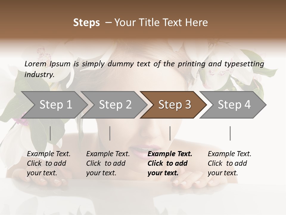 Makeup Cosmetics Woman PowerPoint Template