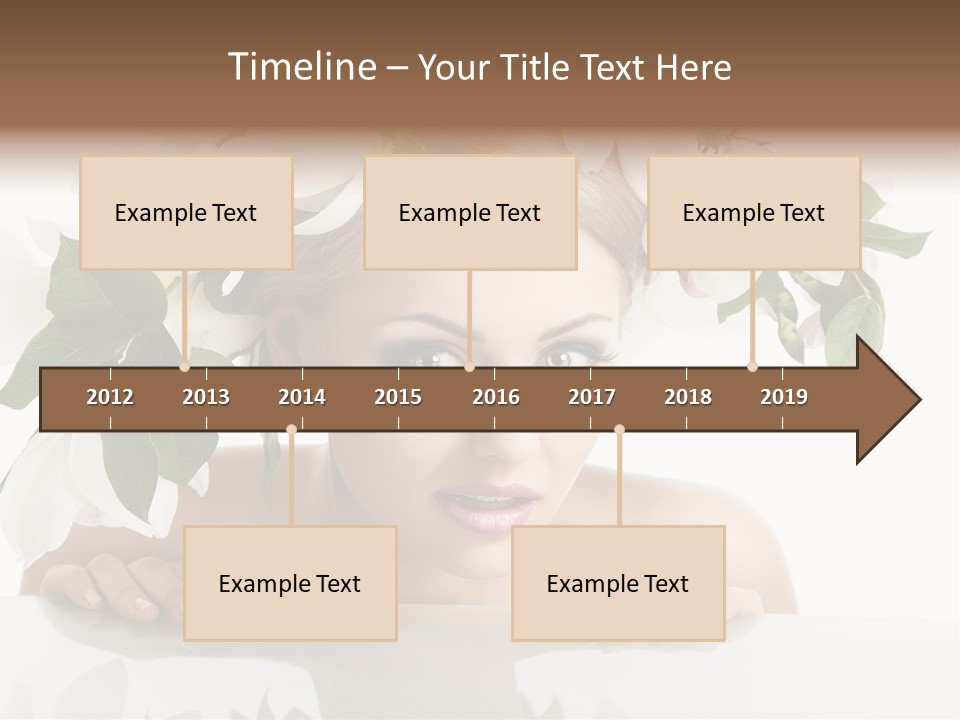 Makeup Cosmetics Woman PowerPoint Template