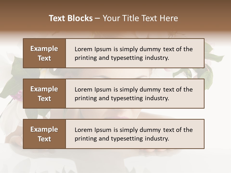 Makeup Cosmetics Woman PowerPoint Template