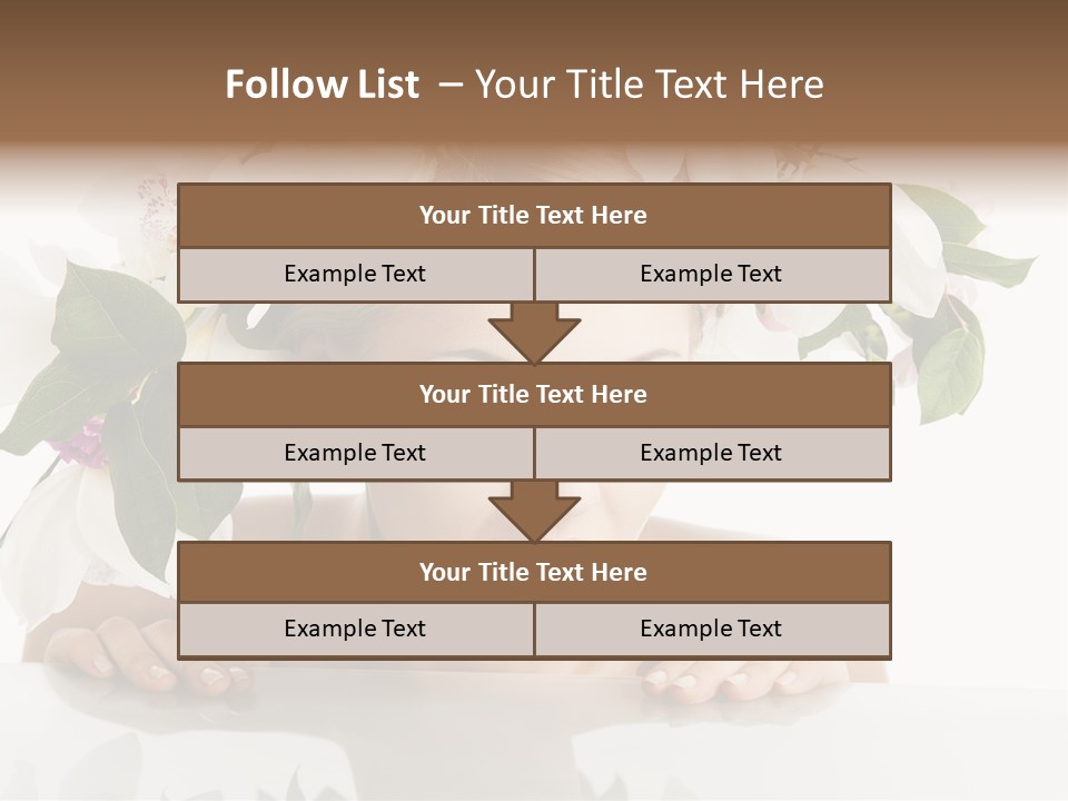 Makeup Cosmetics Woman PowerPoint Template