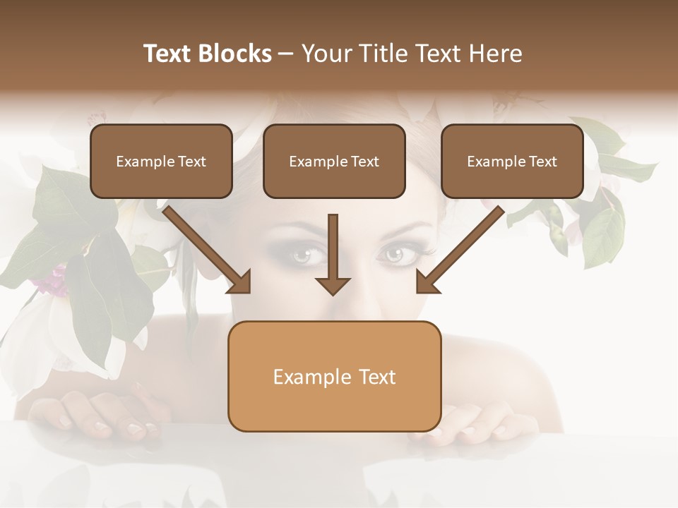 Makeup Cosmetics Woman PowerPoint Template
