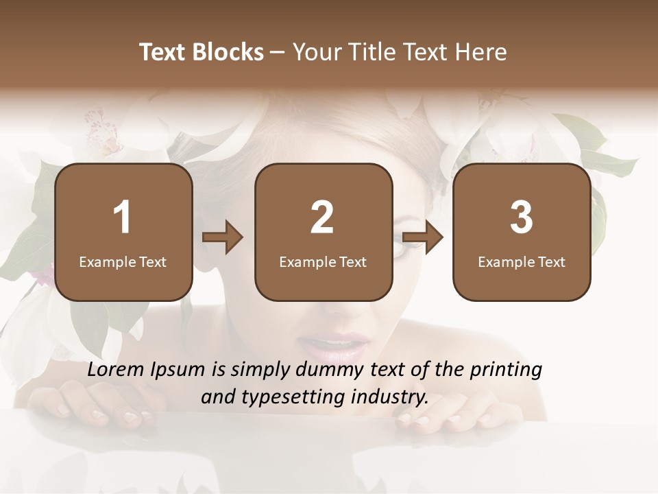 Makeup Cosmetics Woman PowerPoint Template