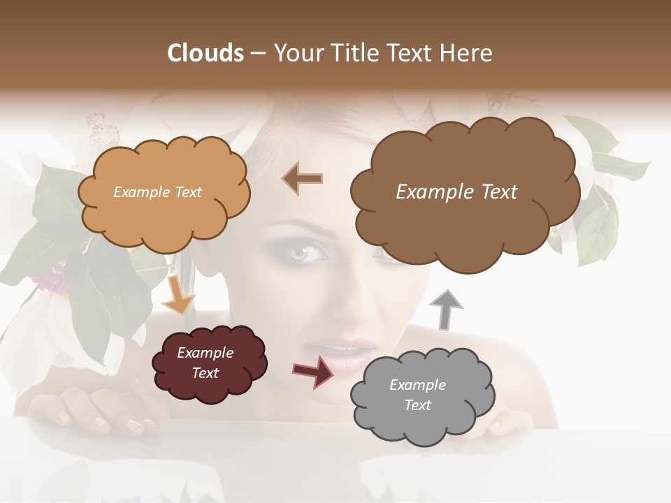 Makeup Cosmetics Woman PowerPoint Template