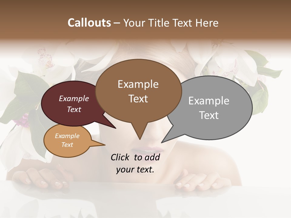 Makeup Cosmetics Woman PowerPoint Template