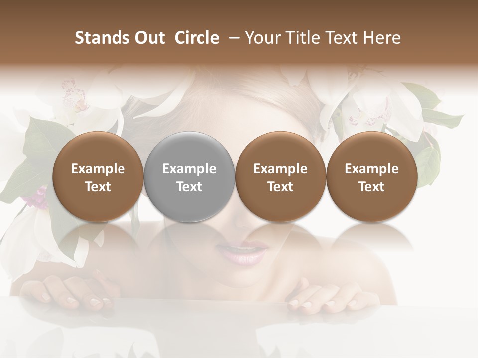 Makeup Cosmetics Woman PowerPoint Template