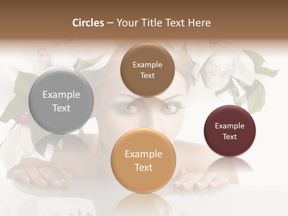 Makeup Cosmetics Woman PowerPoint Template