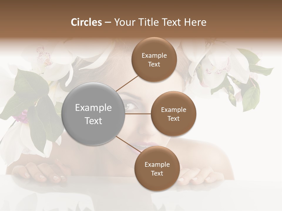 Makeup Cosmetics Woman PowerPoint Template