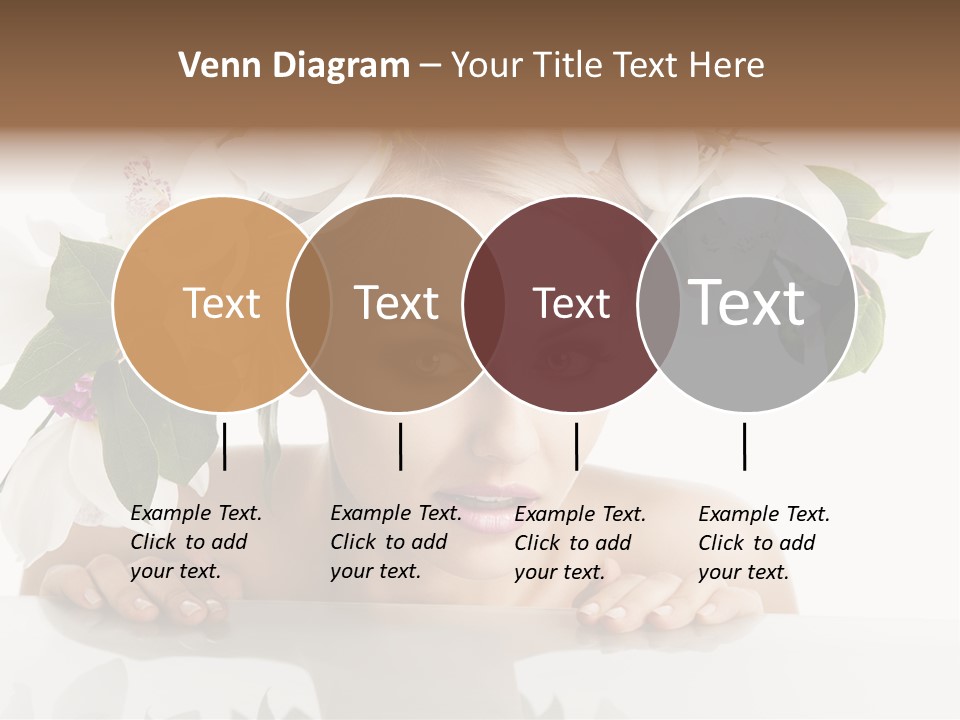 Makeup Cosmetics Woman PowerPoint Template