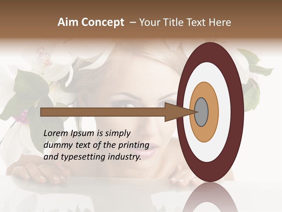 Makeup Cosmetics Woman PowerPoint Template