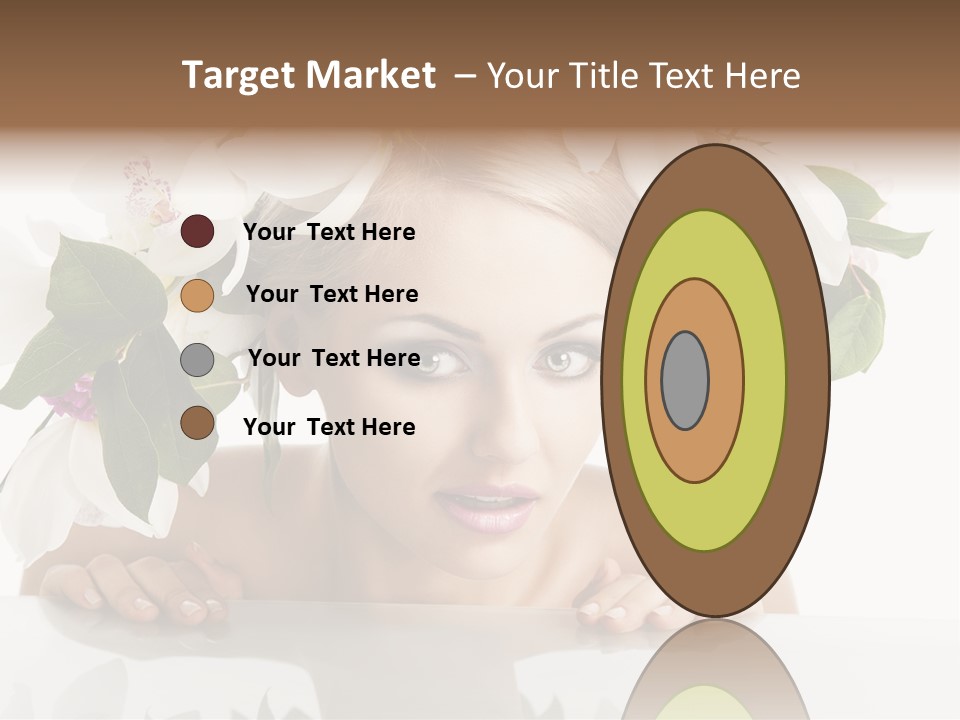 Makeup Cosmetics Woman PowerPoint Template