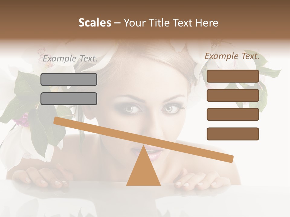 Makeup Cosmetics Woman PowerPoint Template