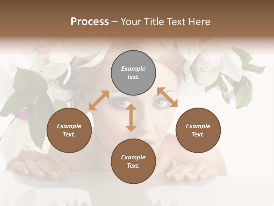 Makeup Cosmetics Woman PowerPoint Template